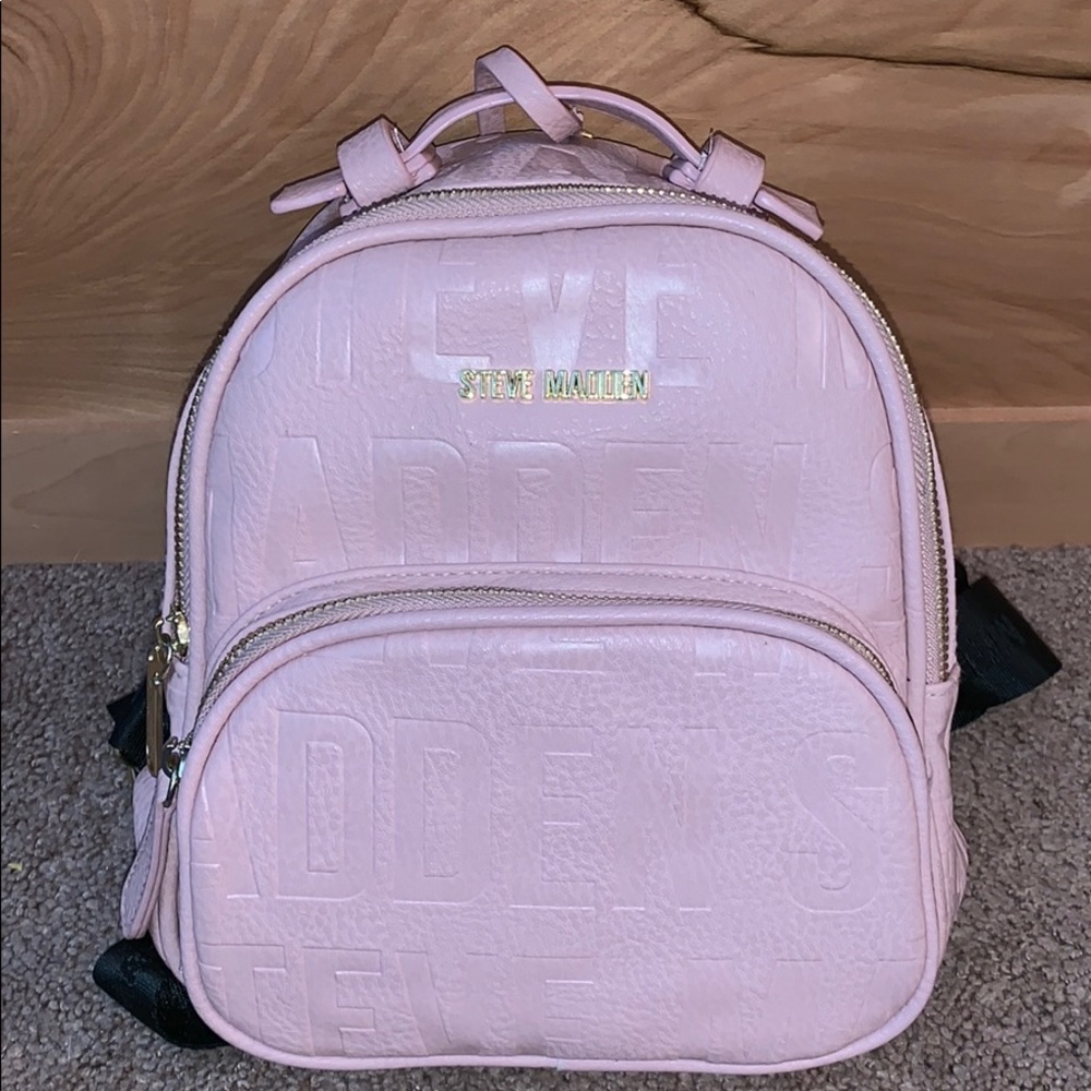 Pink Steve Madden mini backpack